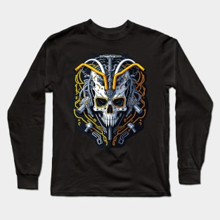 Mecha Skull S01 D17 Long Sleeve T-Shirt